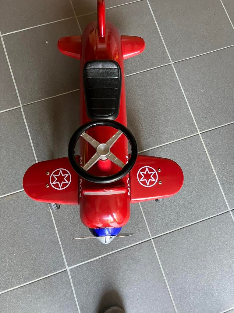 Metalen vliegtuigspeelgoed (of deco), Zo goed als nieuw