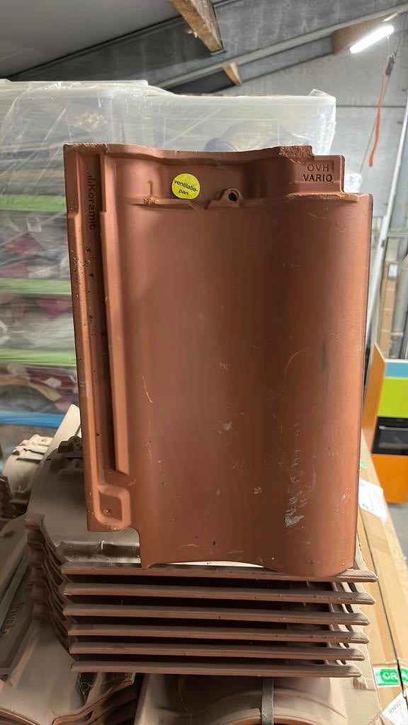 Ovh rood nieuw, Doe-het-zelf en Bouw, Dakpannen en Dakbedekking, Ophalen, Nieuw, Rood, Steen of Klei