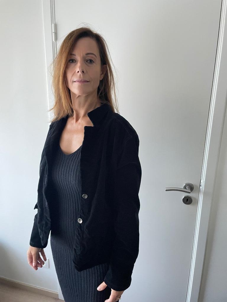 Suède jasje, Kleding | Dames, Ophalen, WE, Zwart, Maat 46/48 (XL) of groter