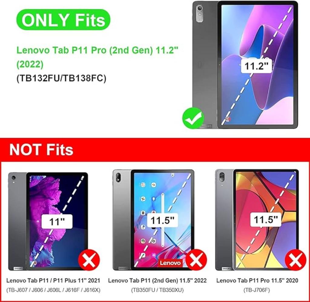 Coque pour Lenovo Tab P11 Pro 2nd Génération 11.2", Neuf, Coque, Enlèvement ou Envoi, Lenovo Tab P11 Pro 2 11,2". Gen (modèle : TB132/TB138)