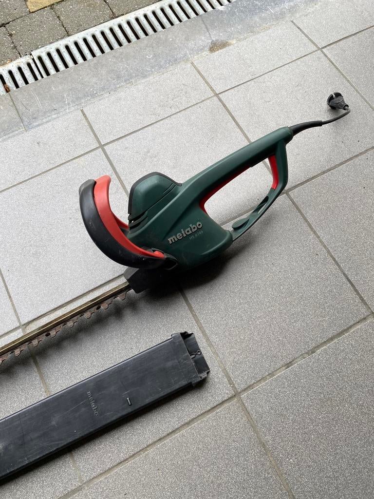 Metabo heggenschaar HS 8745, Tuin en Terras, Ophalen, Zo goed als nieuw, Elektrisch, Metabo