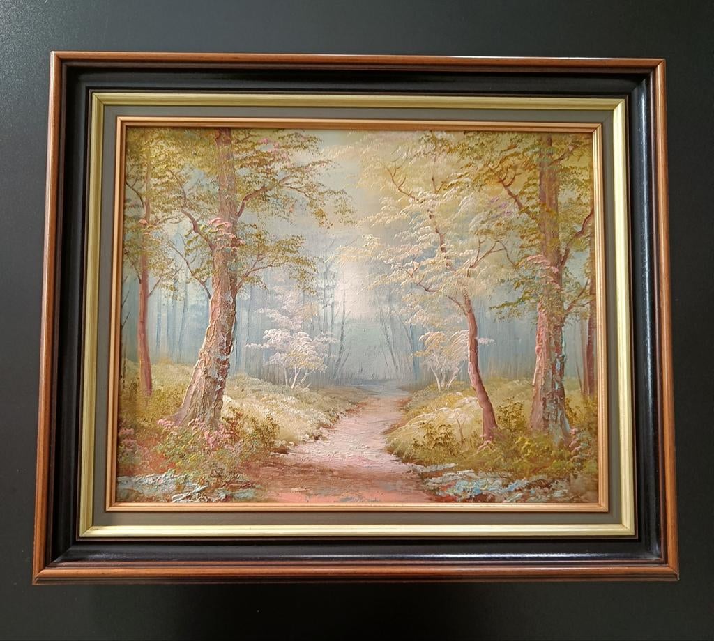 Schilderij Irene Cafieri., Antiek en Kunst, Kunst | Schilderijen | Klassiek, Ophalen of Verzenden