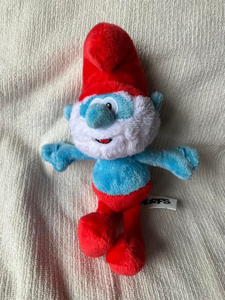 Peluche Schtroumpf Big Schtroumpf hauteur 25 cm, Collections, Schtroumpfs, Enlèvement ou Envoi, Comme neuf, Grand Schtroumpf, Poupée, Figurine ou Peluche