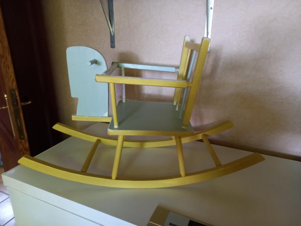 Schommelpaard retro, Ophalen, Gebruikt