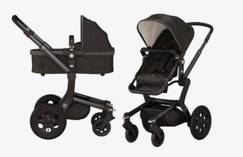 Joolz day kinderwagen / buggy met reiswieg zwart, Kinderen en Baby's, Kinderwagens en Combinaties, Gebruikt, Verstelbare duwstang