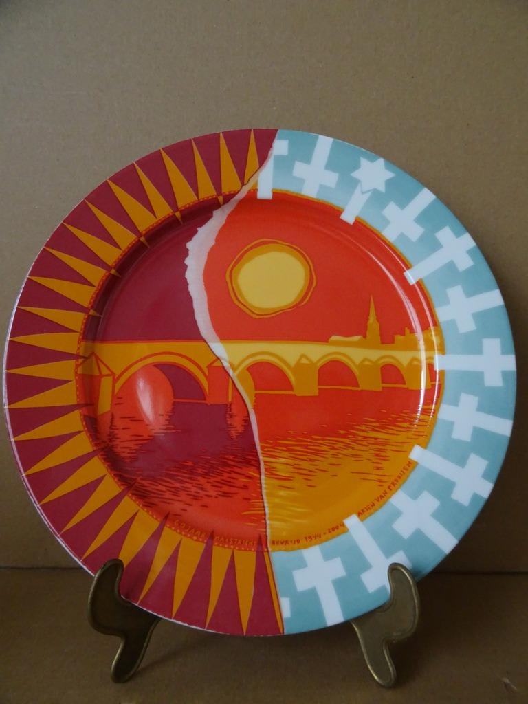 Assiette Maastricht 60 ans de libération 60 jaar bevrijd, Enlèvement ou Envoi