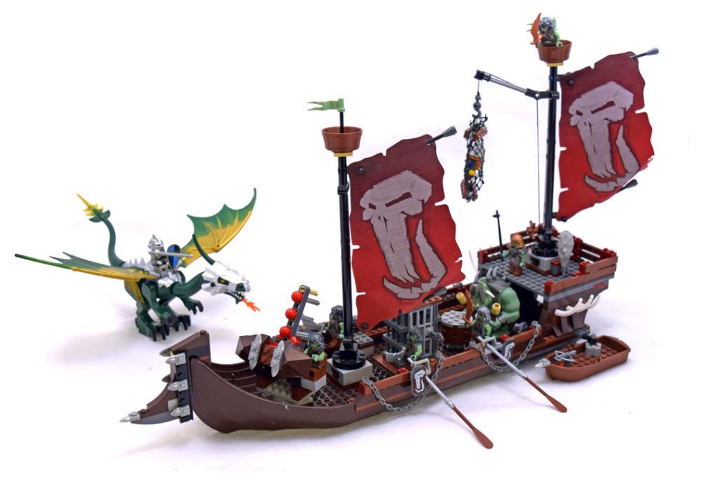LEGO Castle Fantasy Era 7048 Troll Warship TOP!!!, Kinderen en Baby's, Speelgoed | Duplo en Lego, Ophalen of Verzenden, Zo goed als nieuw