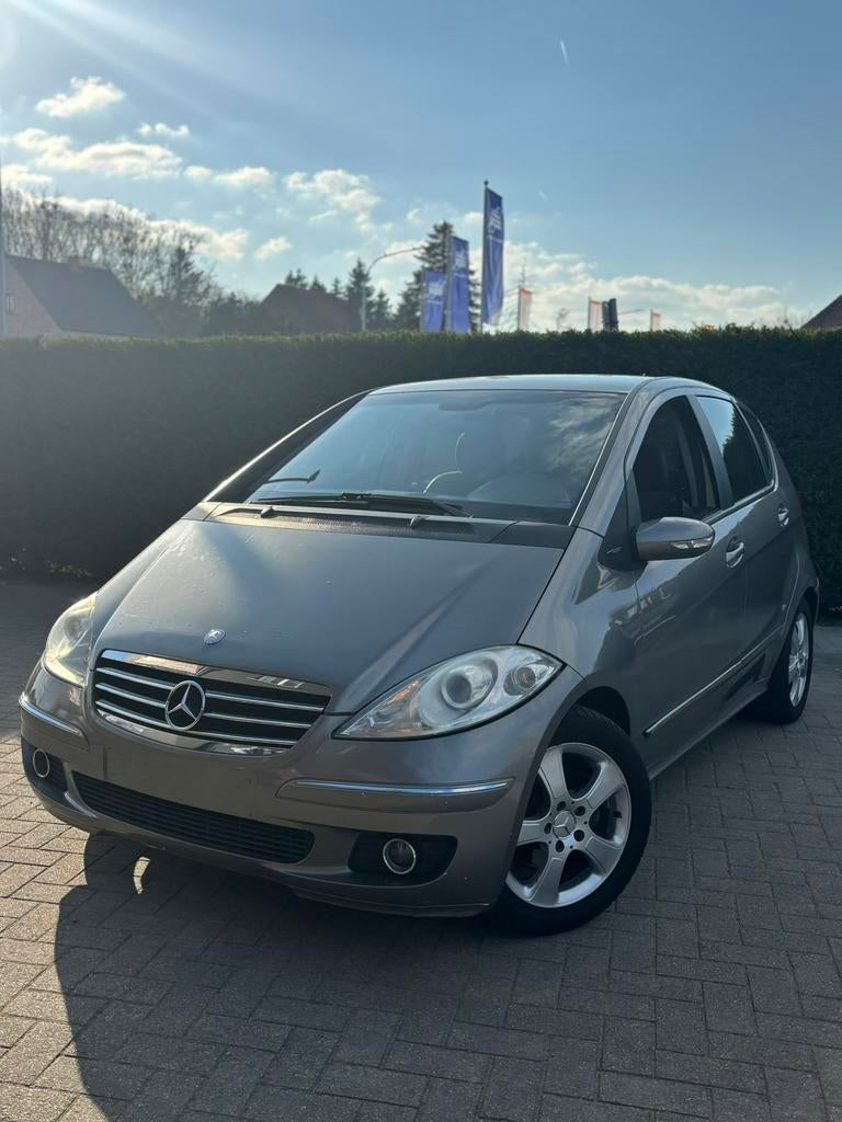 Mercedes a150 benzine lpg automaat airco 2005 190.000km, Auto's, 1498 cc, Zwart, 4 cilinders, Traction-control
