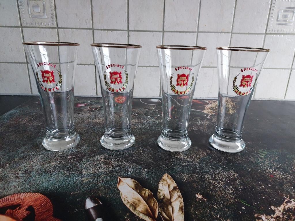 Verre à sifflet brasserie Aerts, Enlèvement ou Envoi, Comme neuf, Verre à bière