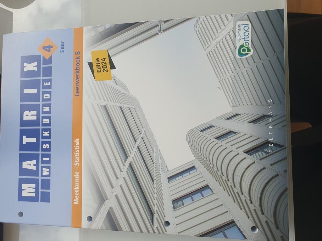 Matrix wiskunde 4 5 uur leerwerkboek B editie 2024, Boeken, Ophalen, Nieuw