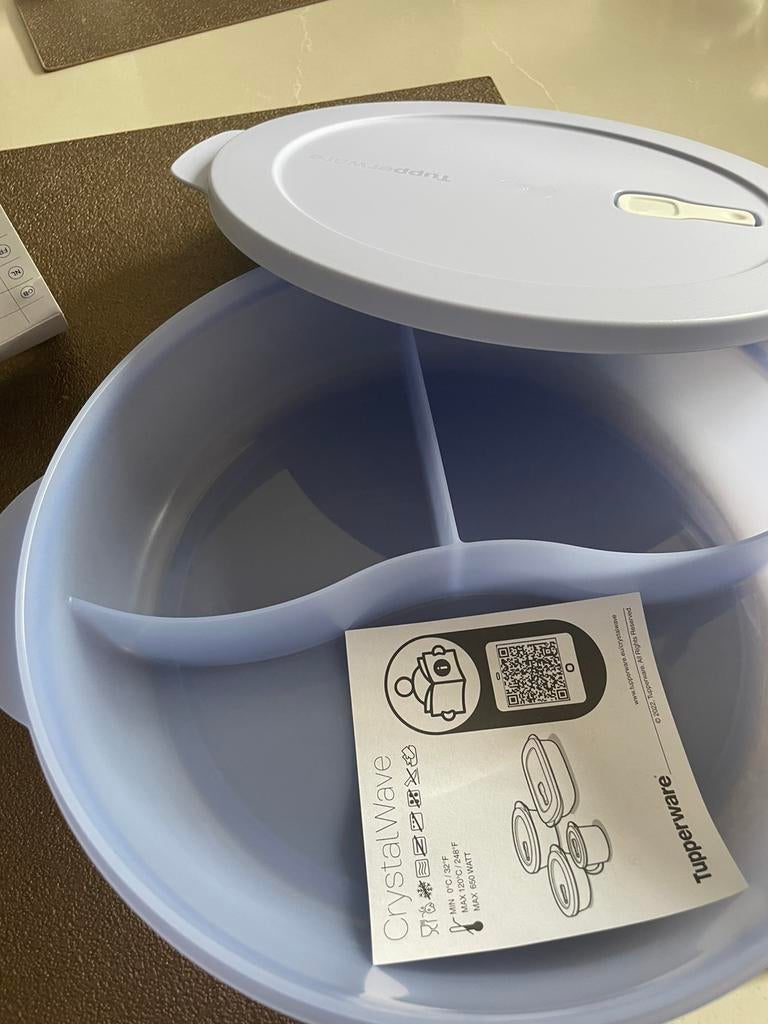 Crystal wave vakjesbord, France, Tupperware, Blauw, Info@tupperware.fr