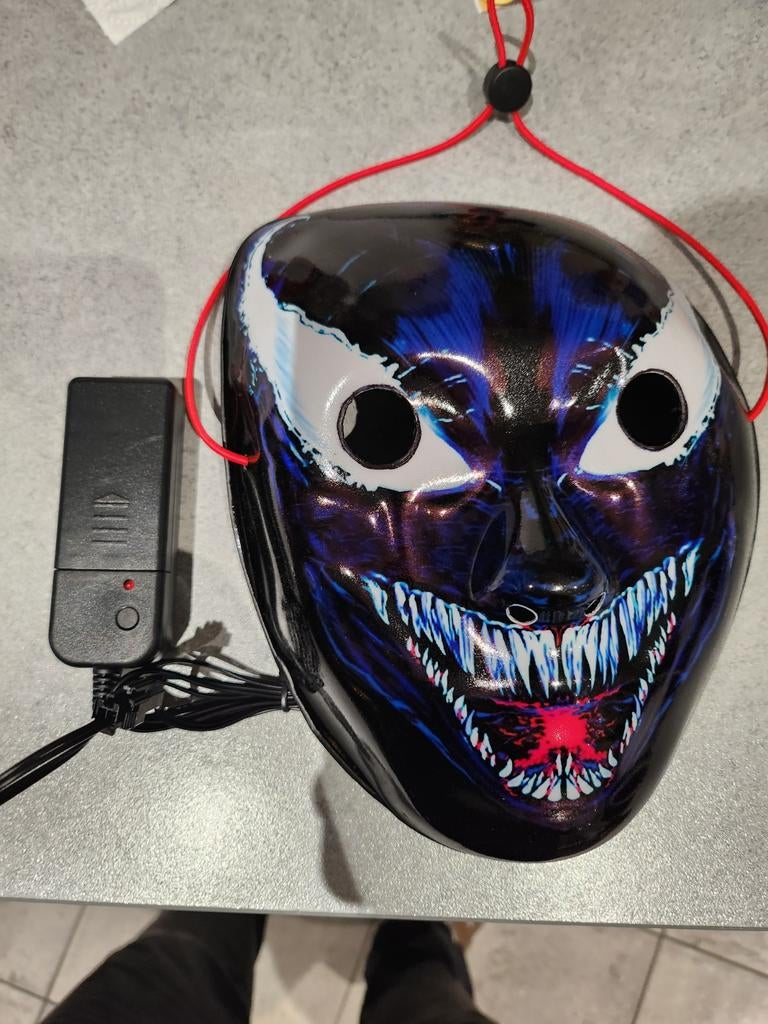 Halloween-masker met led, Ophalen of Verzenden