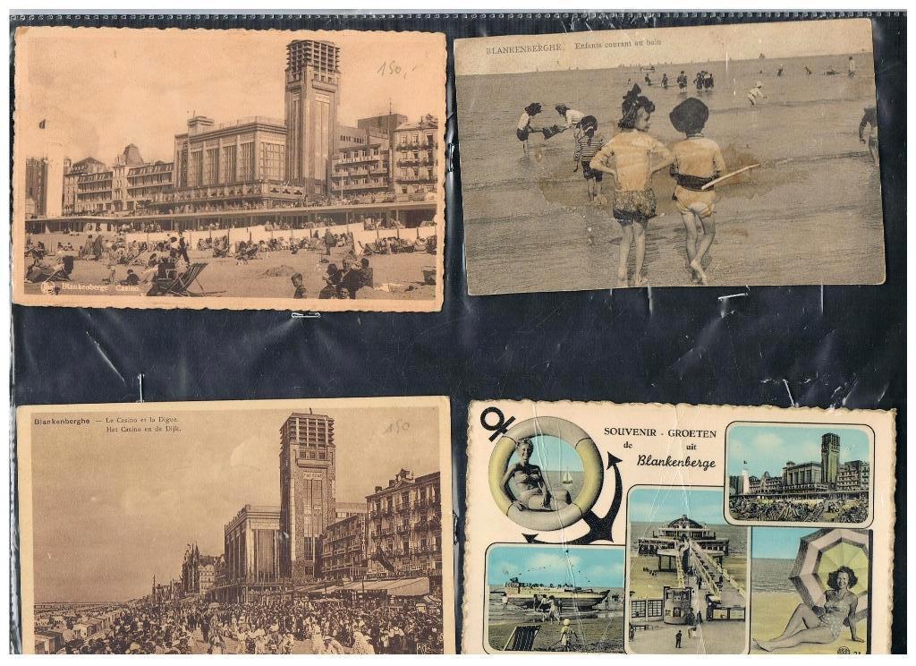 COLLECTION DE CARTES POSTALES BLANKENBERG (H) EE, Envoi