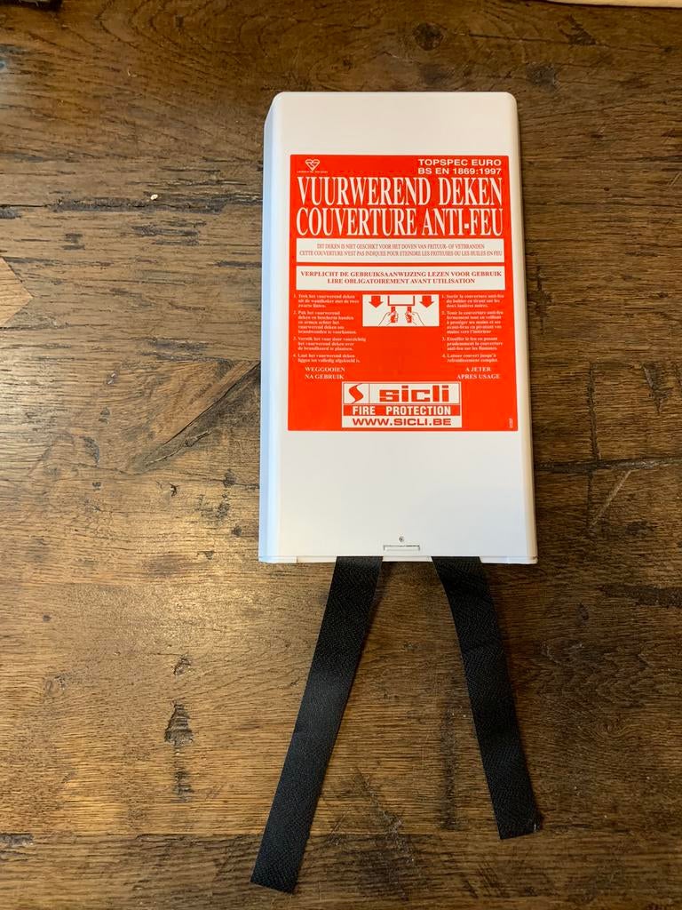 Vuur werend deken 120x120 cm, Maison & Meubles, Extincteurs & Coffres-forts, Enlèvement, Comme neuf