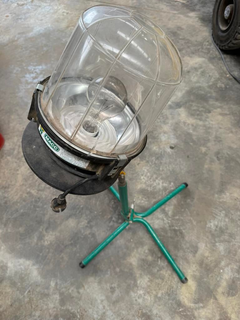 Bouw lamp macc in perfecte staat, Ophalen, Zo goed als nieuw, Lamp