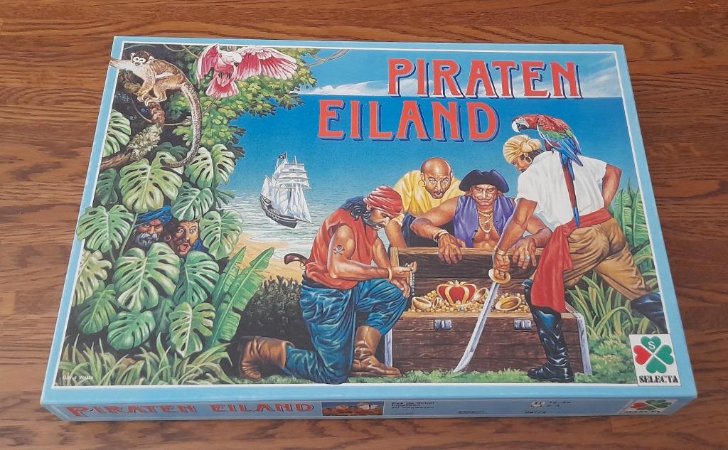 Gezelschapsspel "Pirateneiland", Een of twee spelers, Ophalen, Gebruikt, Selecta