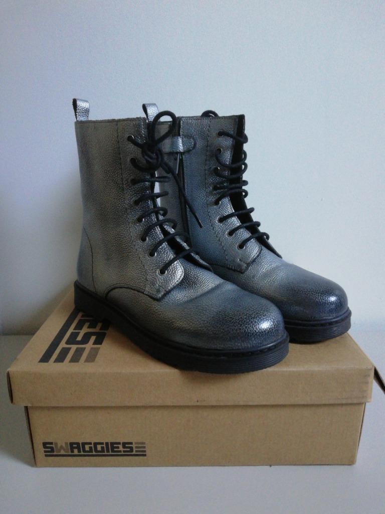 Leren bottines SWAGGIES 37 ( nieuwstaat), Ophalen of Verzenden, Zo goed als nieuw, Meisje