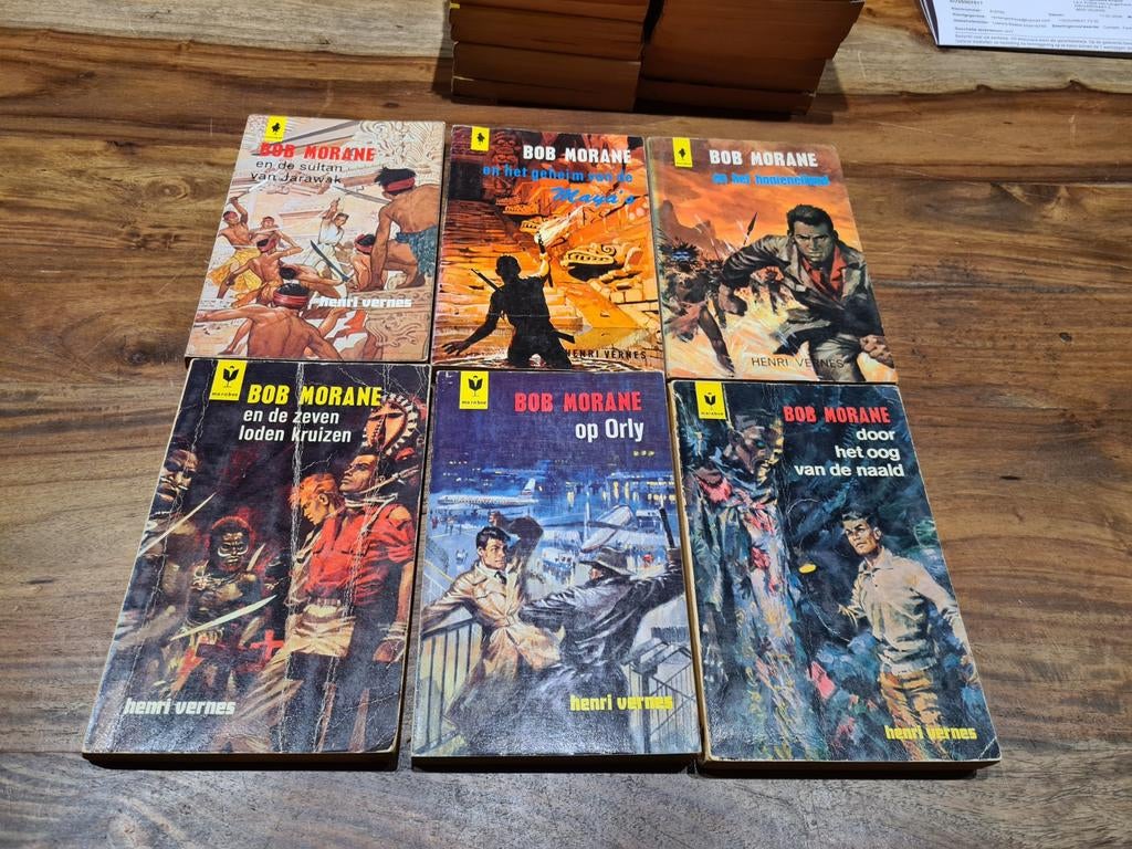 Bob Morane lot van 50 pockets, Boeken, Verzenden
