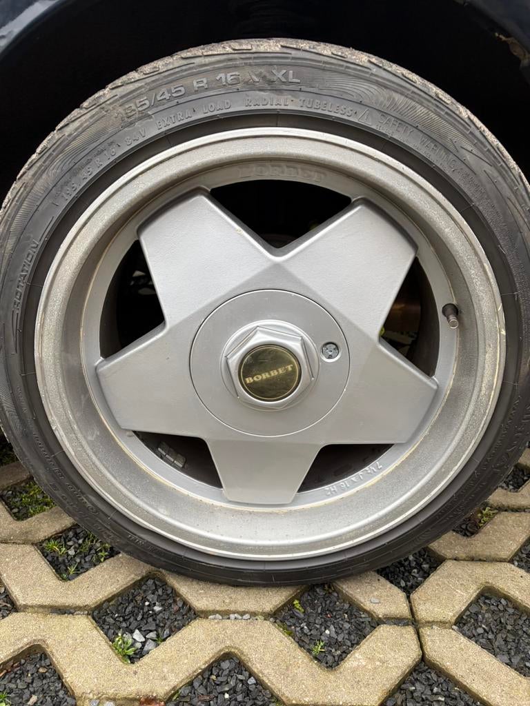 4 Jantes borbet 16", 16 pouces, Véhicule de tourisme, Pneus été, Enlèvement