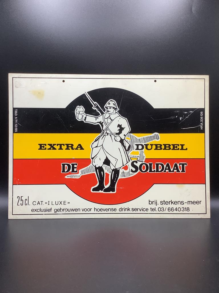 Plaque bière De Soldaat - Meer, Enlèvement ou Envoi