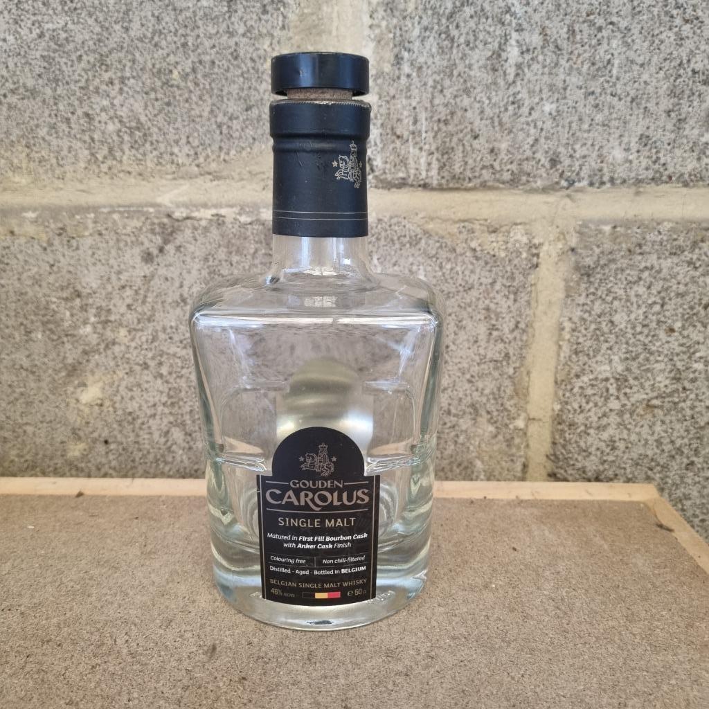 Bouteille de whisky Gouden Carolus, Verzamelen, Ophalen, Gebruikt, Flesje(s), Overige merken