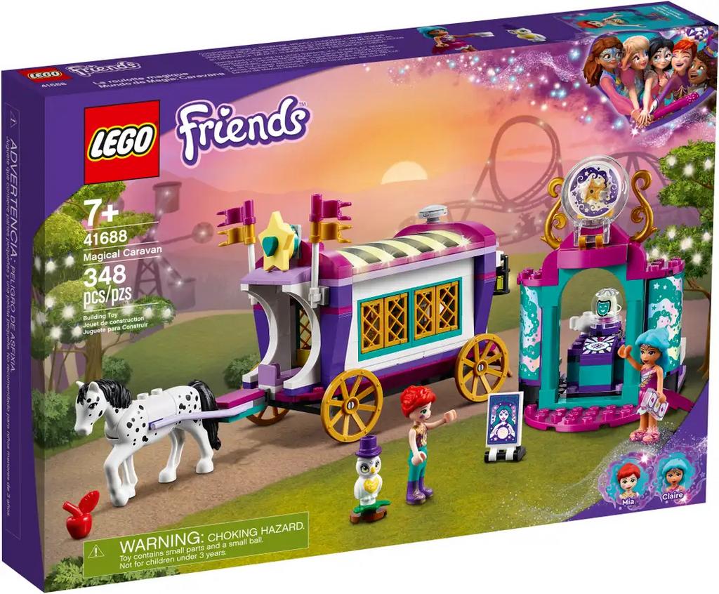 Lego Friends 41688 – La roulotte magique, Kinderen en Baby's, Speelgoed | Duplo en Lego, Zo goed als nieuw, Lego, Complete set