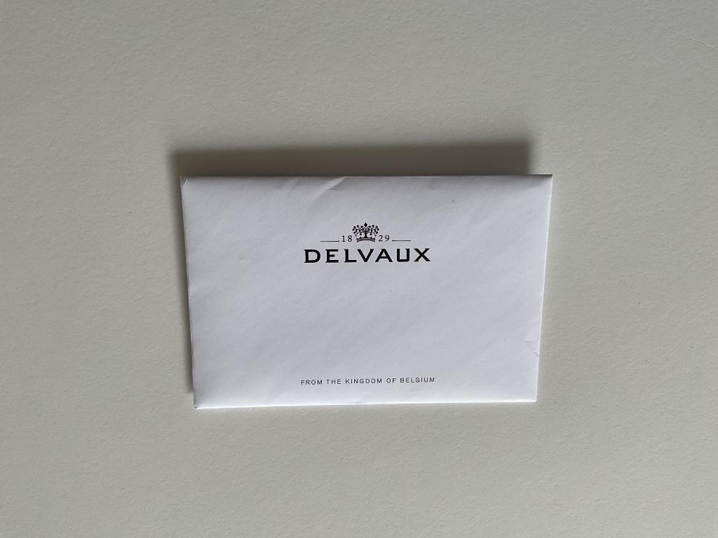 Delvaux envelopje, Collections, Enlèvement, Comme neuf, Emballage
