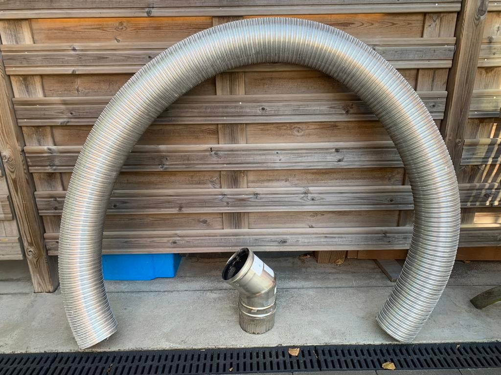 Dubbelwandige rookafvoer, Ophalen