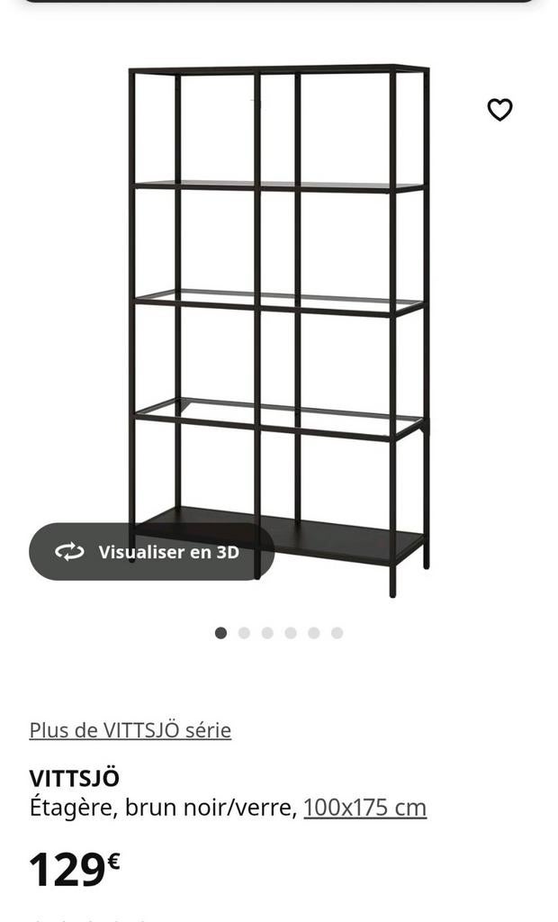 Vittsjö / stellingskast/ wandkast, Ophalen