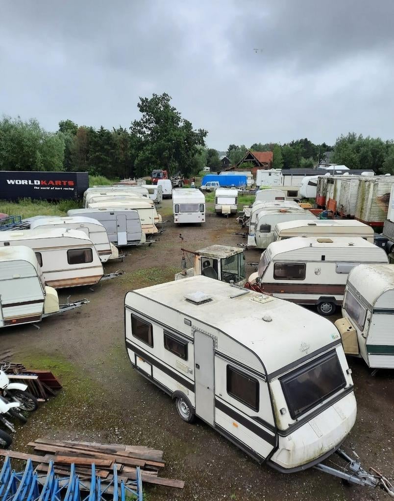 Gezocht caravans 750kg camping werfkeet pipowagen trailer, Ophalen of Verzenden