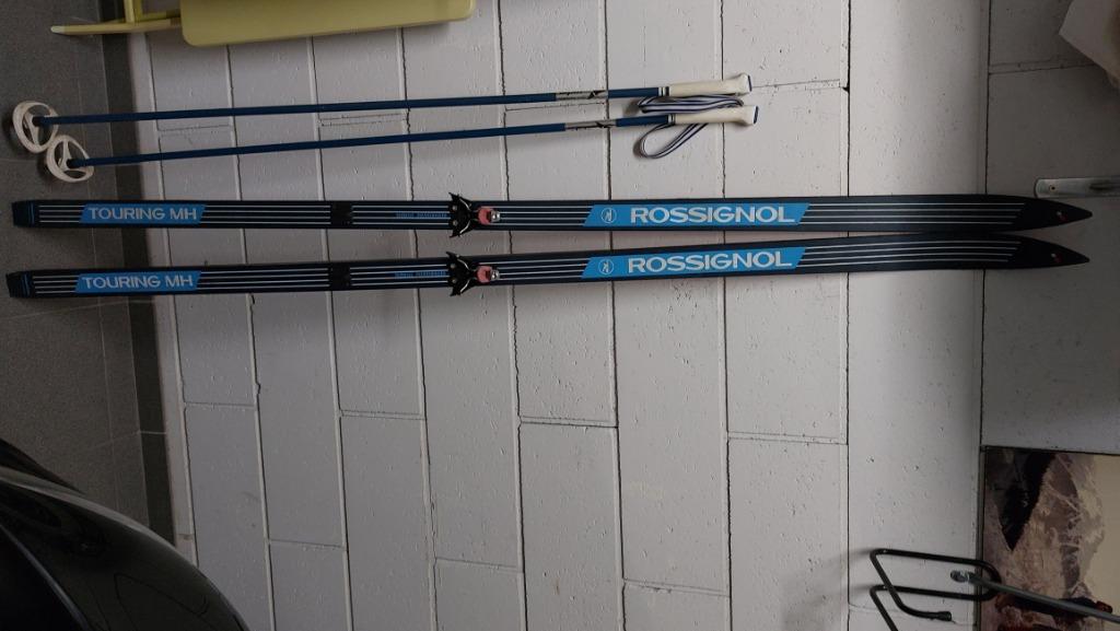 Paire de ski de fonds et bâtons, Sports & Fitness, Rossignol, Enlèvement, Utilisé, Bâtons