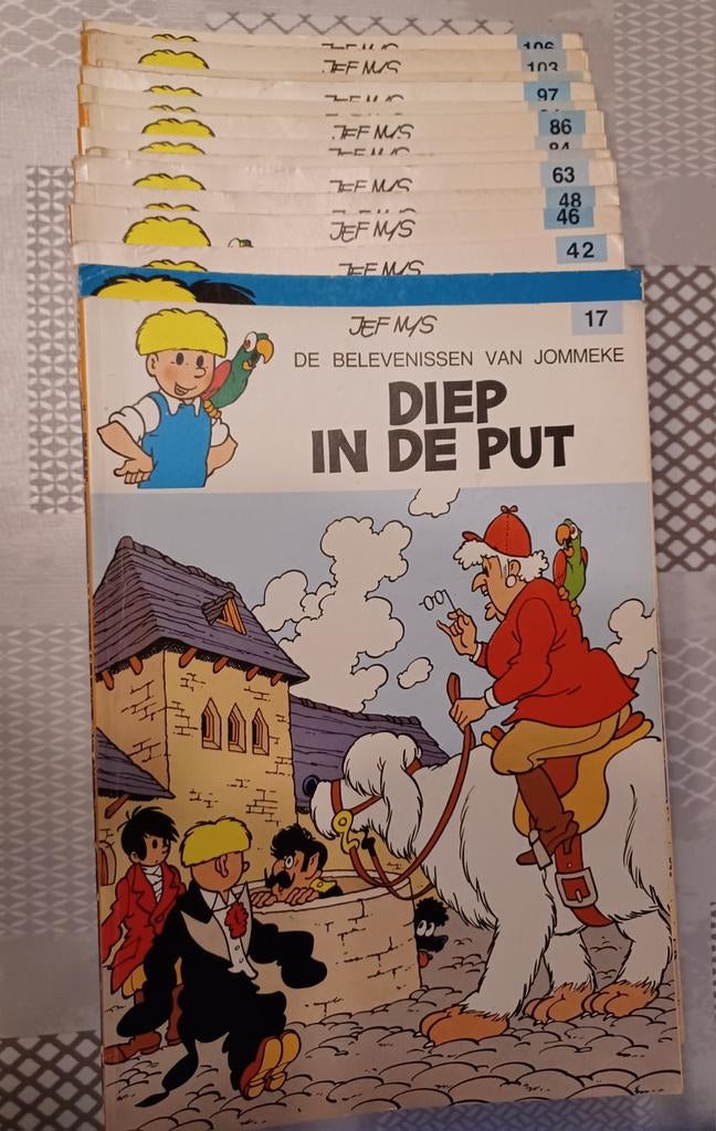 Serie jommeke strips en 1 kiekeboe, Boeken, Stripverhalen, Ophalen, Zo goed als nieuw