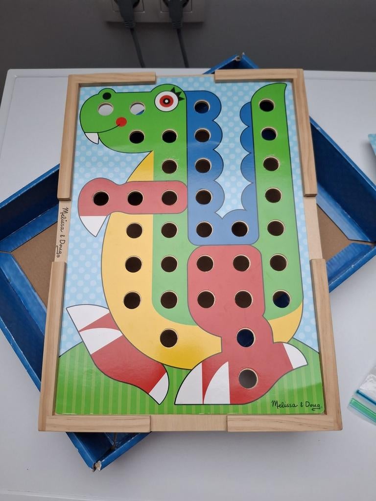 Melissa&Doug sorteerspel, Ophalen