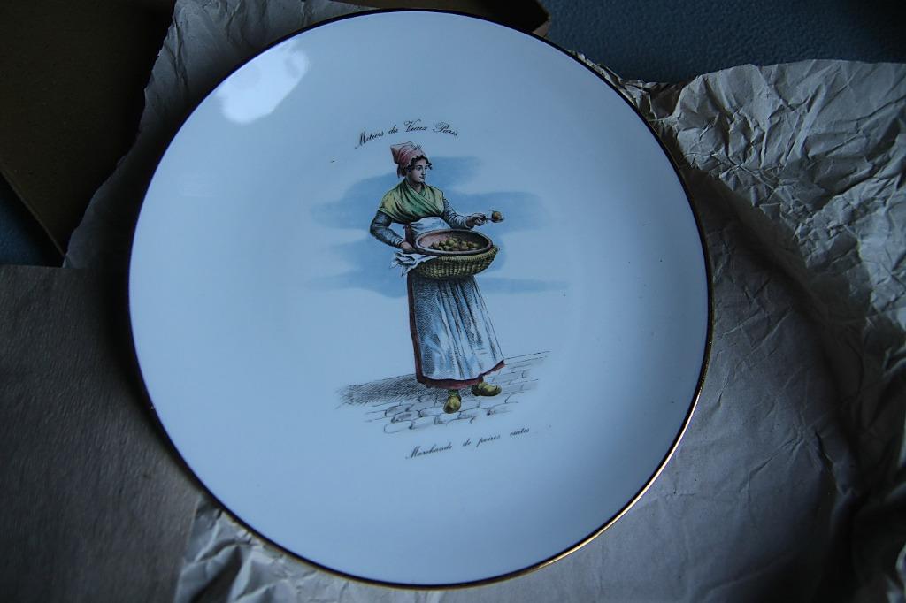 assiette de collection « Métiers du Vieux Paris », Antiquités & Art, Enlèvement ou Envoi