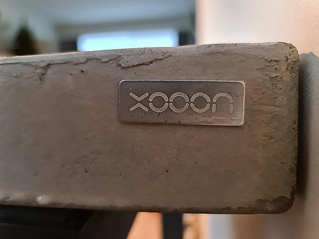 Tafel Xooon Toro concrete grijs (220x90x77), Huis en Inrichting, Tafels | Eettafels, Ophalen