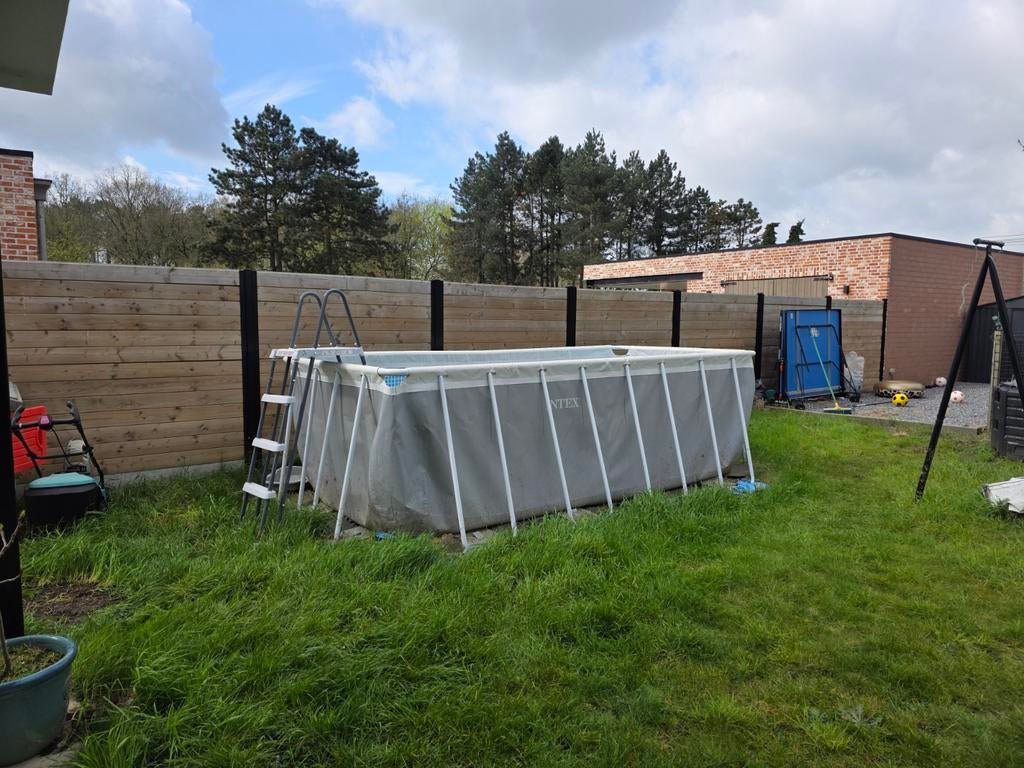 Intex zwembad in super staat, Tuin en Terras, Ophalen, Inbouwzwembad