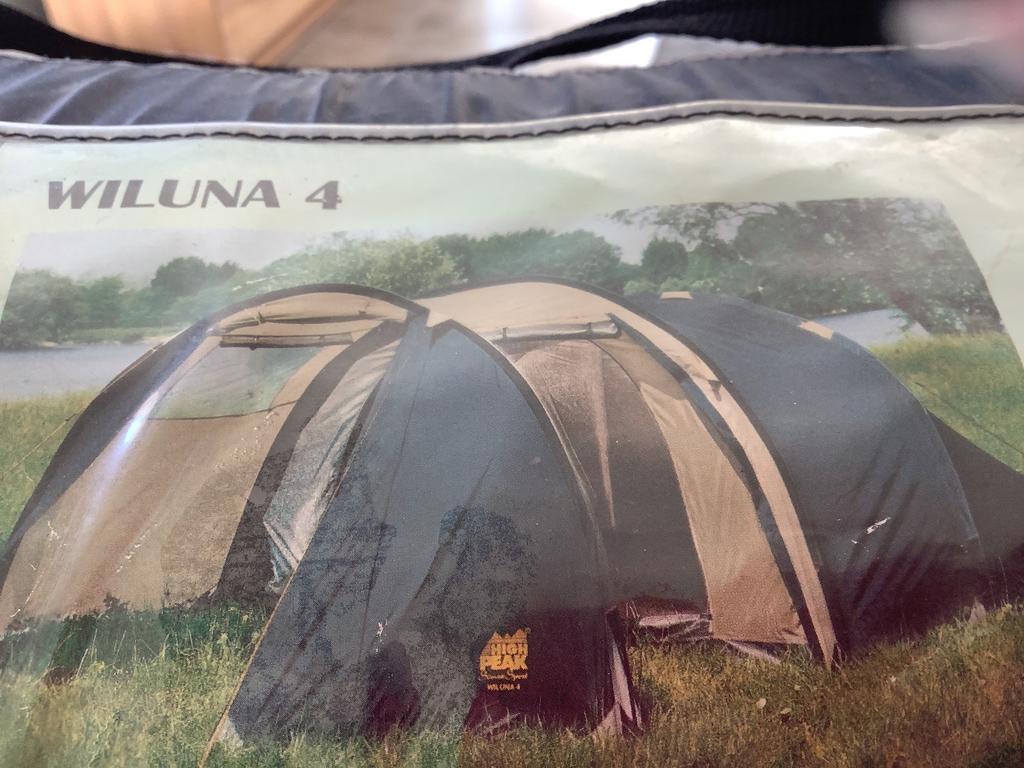 High peak wiluna 4 pers, Caravans en Kamperen, Tenten, Ophalen, Zo goed als nieuw, Tot en met 4