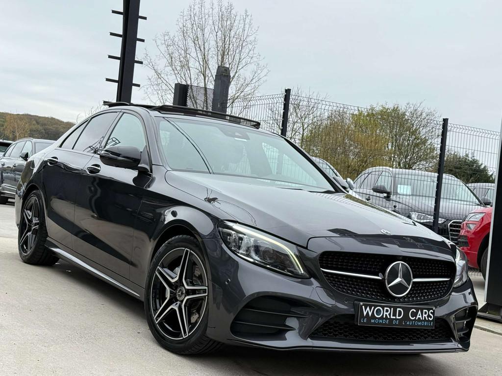 Mercedes-Benz C-Klasse 200 d PACK AMG TOIT PANO BURMESTER CA, Autos, Argent ou Gris, Achat, Entreprise, 2135 kg