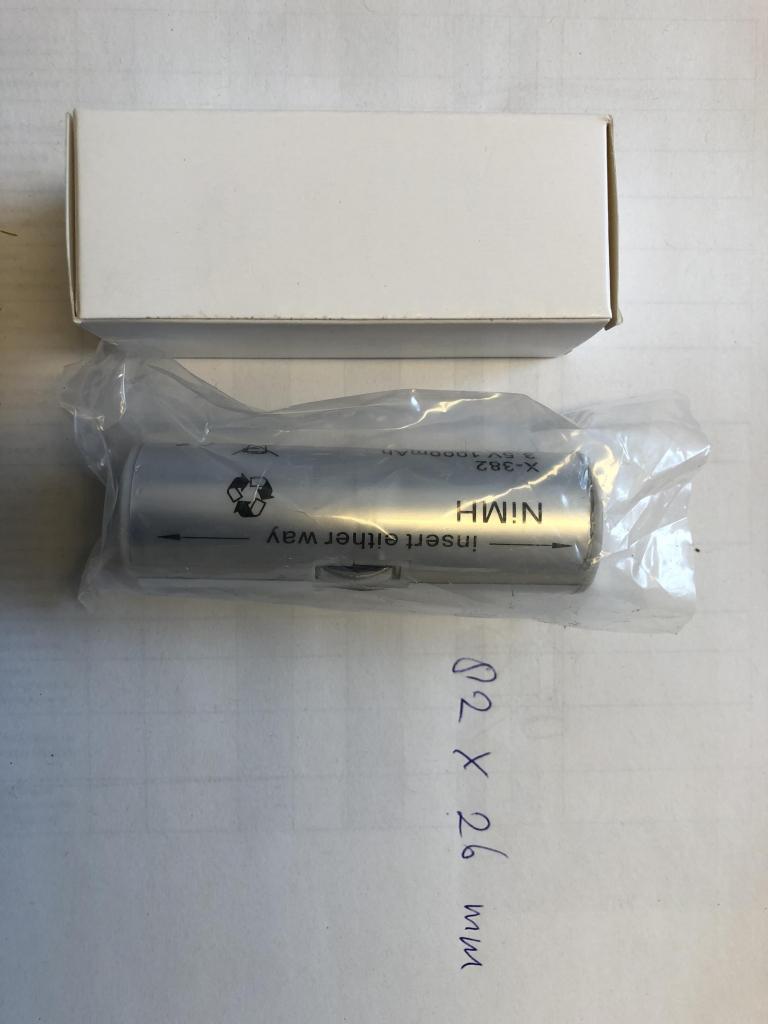 Oplaadbare batterij Type Heine X-382, Diversen