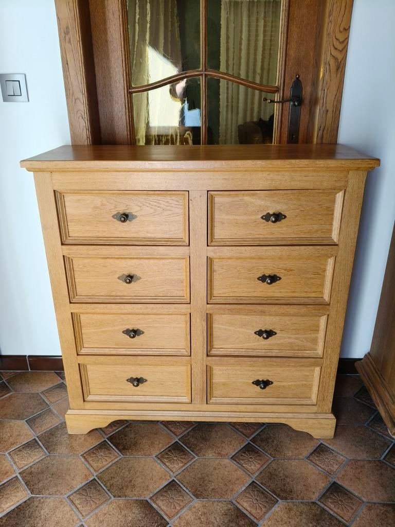 Eiken ladenkast, Huis en Inrichting, Kasten | Ladekasten, Ophalen