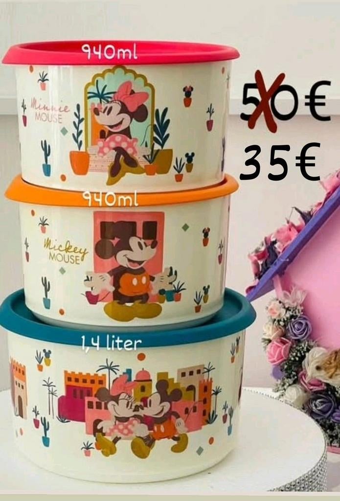 Coffret Disney Tupperware, Maison & Meubles, Cuisine| Tupperware, Enlèvement ou Envoi, Neuf