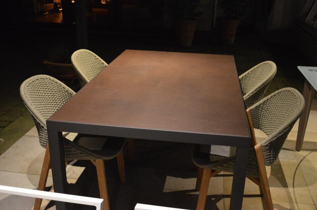 Tribu nieuwe design tuintafel, Tuin en Terras, Tuintafels, Nieuw, Rechthoekig, Aluminium, Ophalen