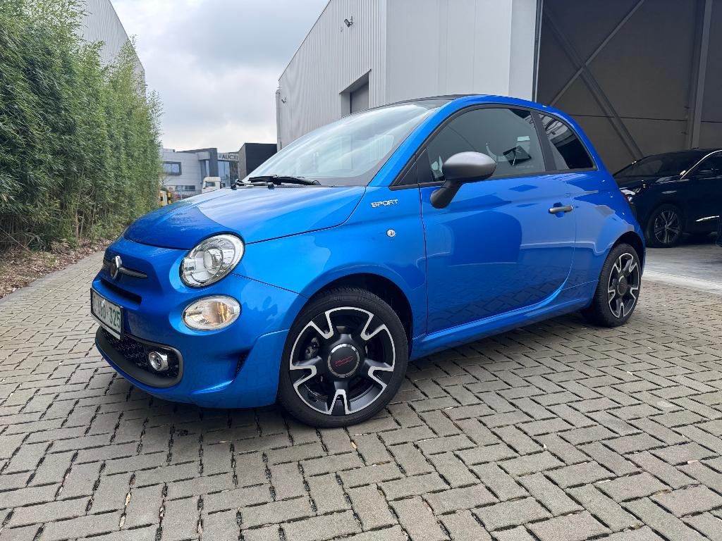 Fiat 500C, Auto's, Voorwielaandrijving, 4 zetels, Cabriolet, Blauw