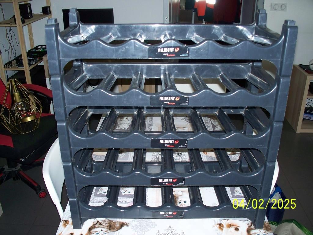 5 porte bouteille alibert, Enlèvement, Utilisé, Synthétique, 5 à 15 bouteilles