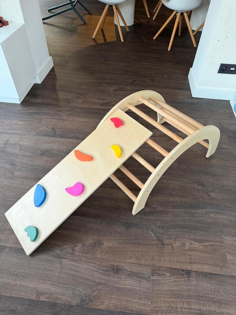 Klimrek peuter, Ophalen