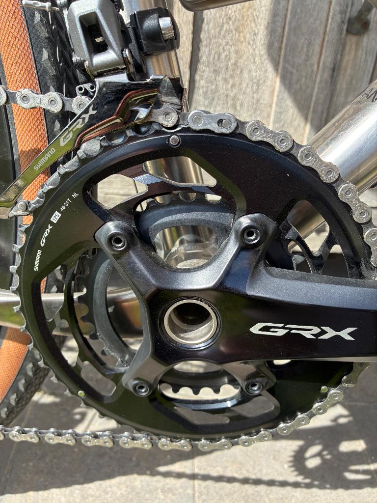 Shimano grx 2x12 met weinig kilometers, Fietsen en Brommers, Fietsonderdelen, Zo goed als nieuw, Gravelbike, Shimano, Ophalen