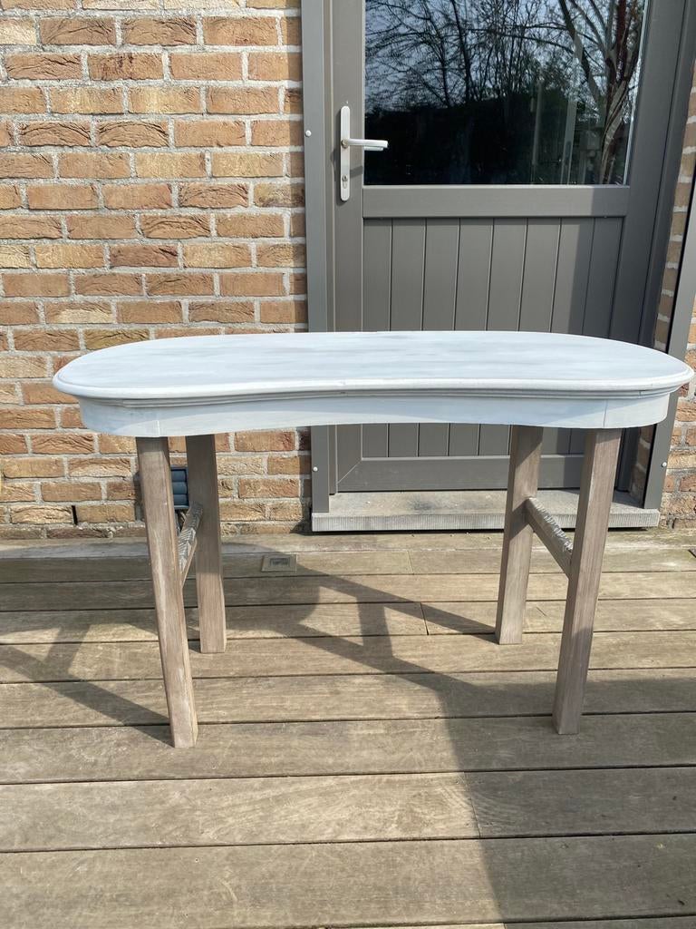 Petite table (coiffeuse /entrée/appoint), Jardin & Terrasse, Enlèvement, Comme neuf, Bois