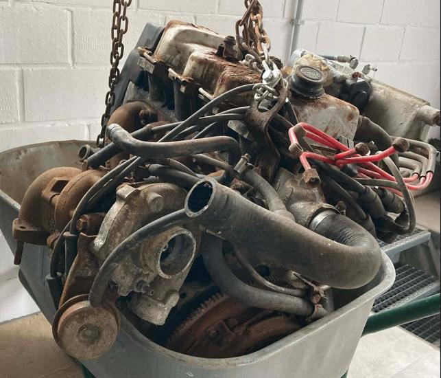 Escort RS Turbo motor + toebehoren en elektrische bedrading, Enlèvement, Utilisé, Ford