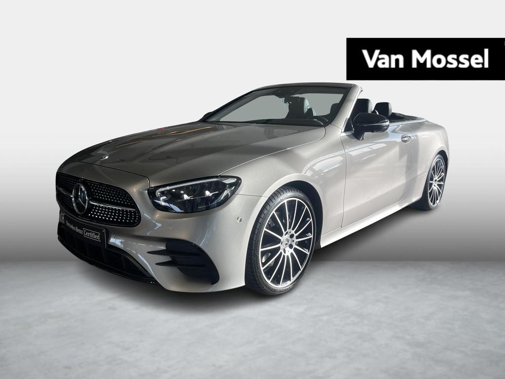 Mercedes-Benz E-Klasse 200 Cabriolet AMG LINE + LEDER + BURM, Autos, Argent ou Gris, 1800 kg, Euro 6, Entreprise