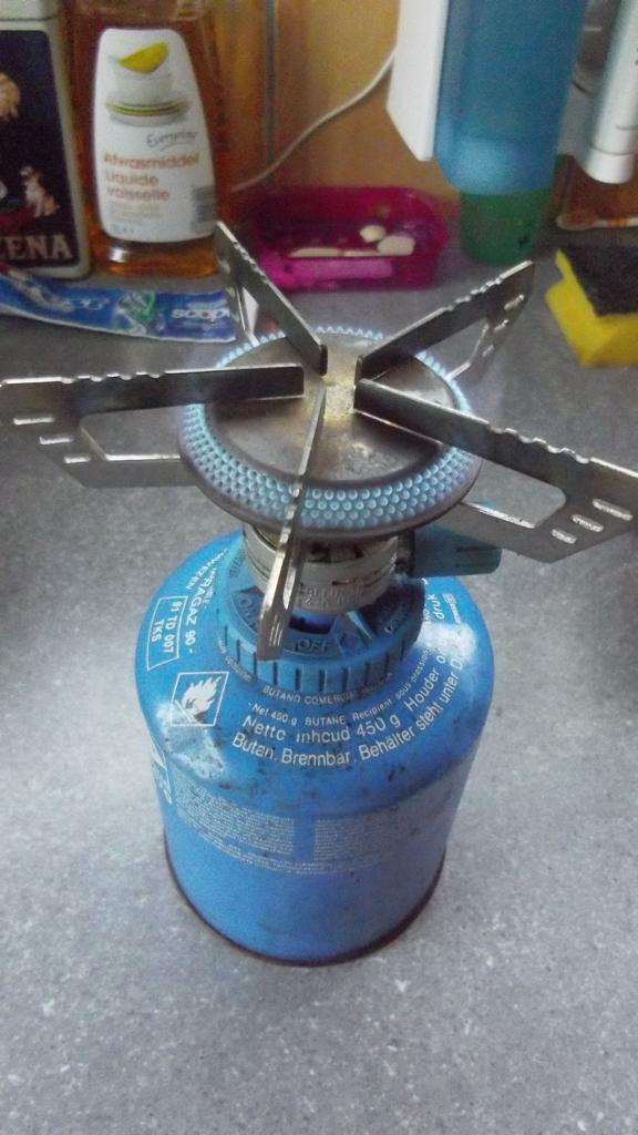 2 Butagas brandertjes vr camping, Ophalen of Verzenden, Gebruikt